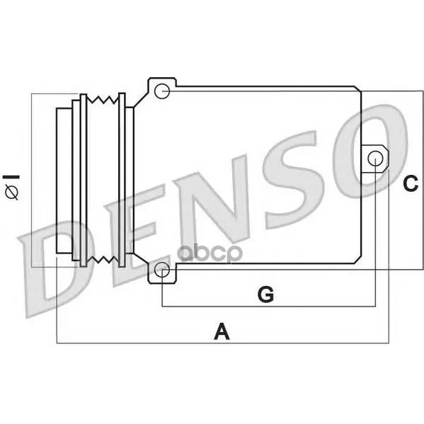 Компрессор Кондиционера Denso арт. DCP17125