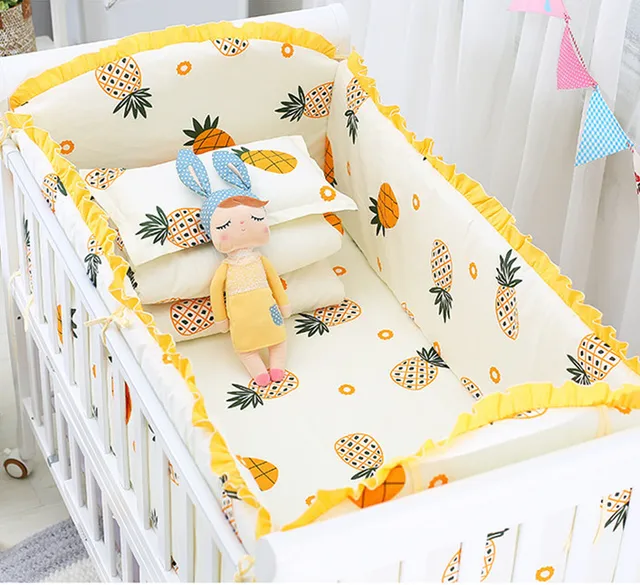 pineapple crib bedding set