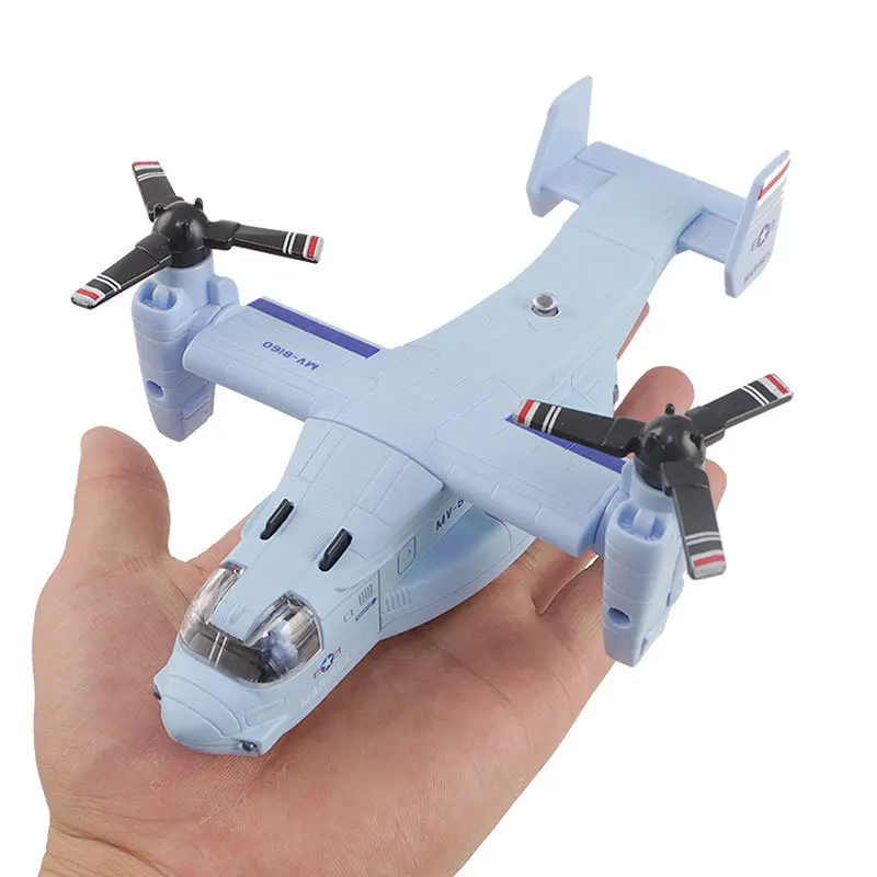 Горячая Распродажа Diyaduo звук и светильник воин Osprey Транспорт сплав материал детская игрушка модель самолета 8160d выставка