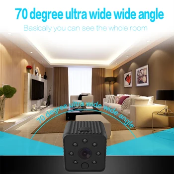 

Wireless Mini DV Camera Automatic IR Night Vision With Light Sensitivity HD 1080P Wide Angle Long Time Working Simple Operation