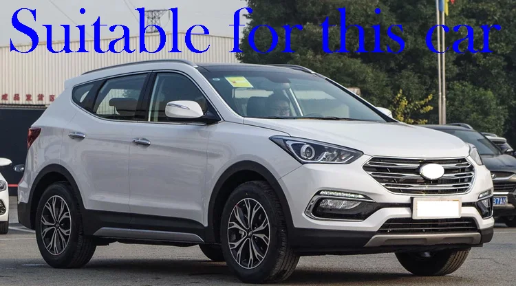 Для hyundai Santa Fe- алюминиевый+ брезентовый задний Чехол для багажника, защитный экран, тенты, аксессуары