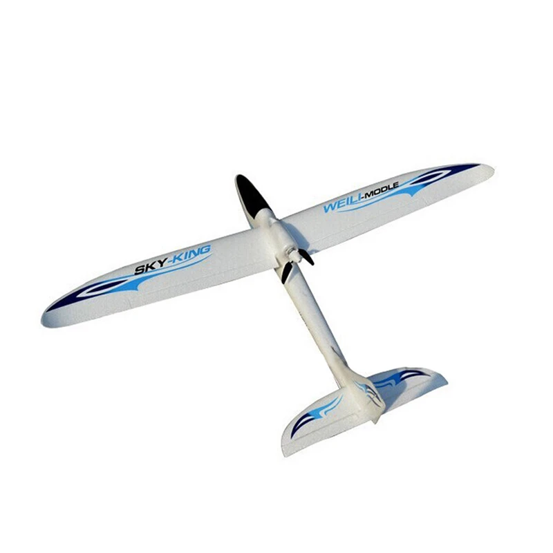 WLtoys F959S Sky King 2,4G 750mm размах крыльев приводимого в движение с помощью электропривода RC планер самолет RTF режим 2 с 6-осевым гироскопом