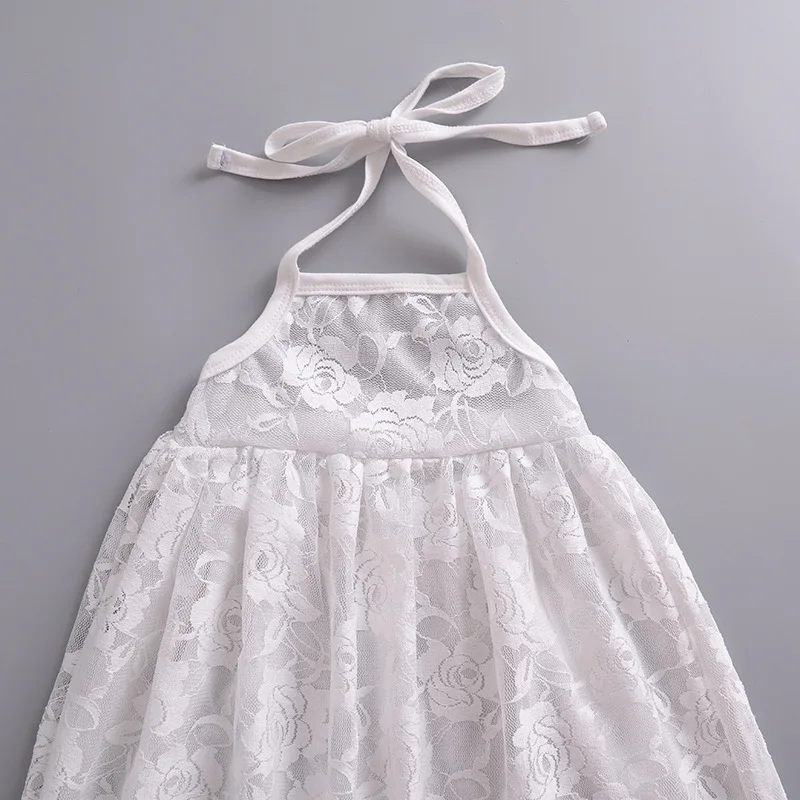 Детские Свадебные платья для девочек летнее кружевное платье с вышивкой в европейском и американском стиле длинная праздничная одежда принцессы на бретельках vestidos