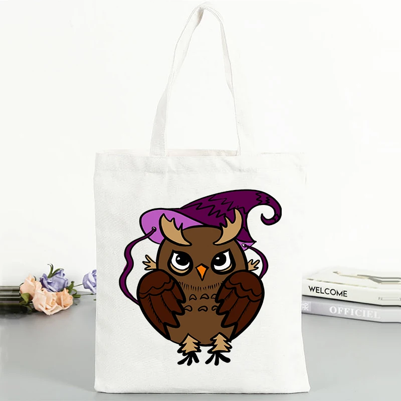 

Women Pure Color Canvas Grocery Foldable Bag Large Shopping Storage Reusable Eco Tote Bag Student Casual Handbag Handmade