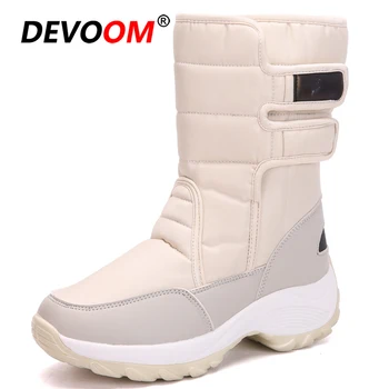 

Winter Hiking Shoes Professional Waterproof Hiking Boots Women Outdoor Climbing Trekking Shoes Warm Ankle Sonw Boots 2019 New Sneakers Women Travel Shoes Mountain Hunting Boots Fur
