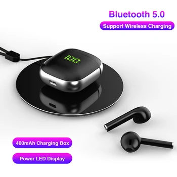 

Wireless Bluetooth Earphone with Microphone Waterproof Sports Wireless Headphones Headsets Touch Control Music Earbuds For Phone