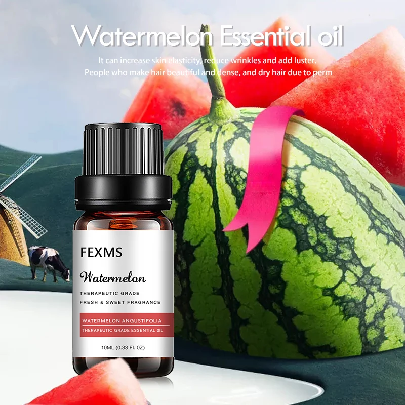 100% Pure Diffuser Oil Watermelon Oil for Diffuser, Massage, Skin Care, Yoga, Sleep
