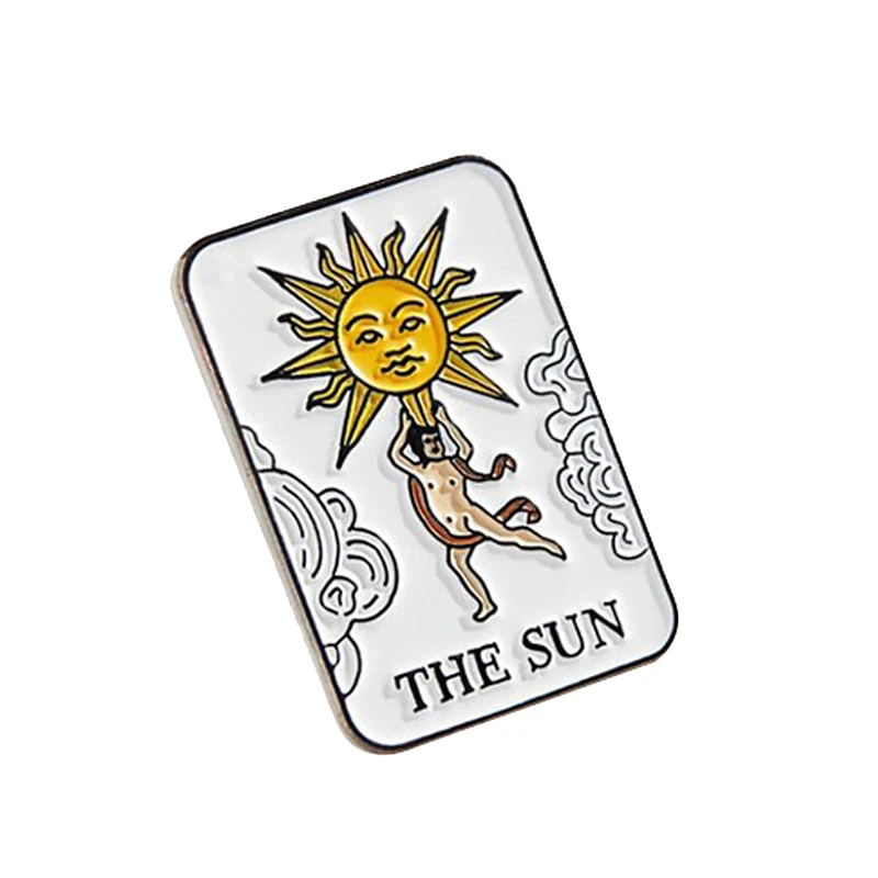Солнце Таро амулет pin charm divination art ювелирные изделия | Украшения и аксессуары