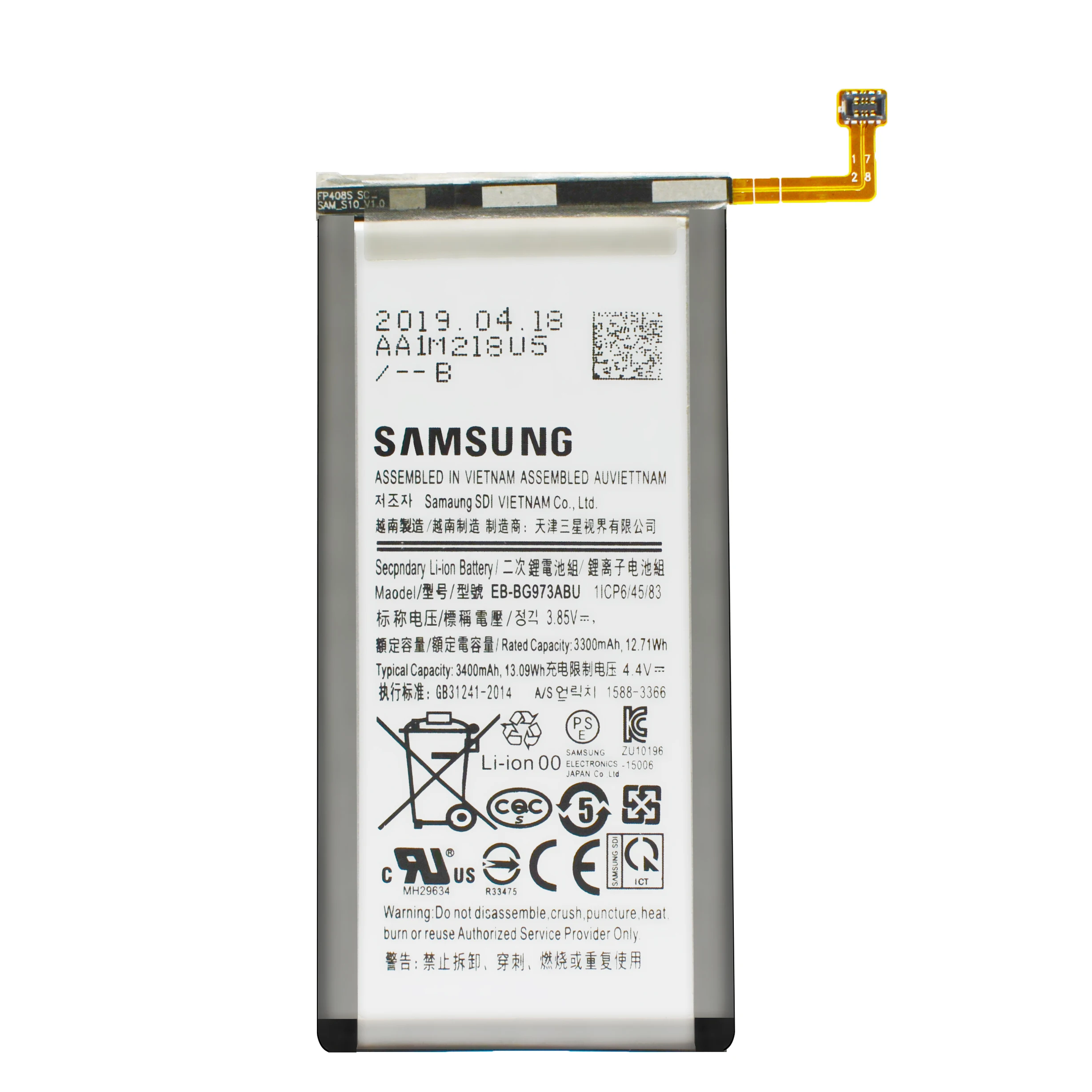 Натуральная Батарея EB-BG973ABU для samsung Galaxy S10 S10X SM-G973 G973F G973U G973W G9730 мобильного телефона Batteria 3300 запасная батарея AKKU для телефона, мАч+ Инструменты
