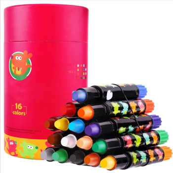 

Portable Crayon Set Stationery Art Supplies Graffiti Safe Coloring Non Toxic Silky Washable Oil Painting Rotatable Kids Gift