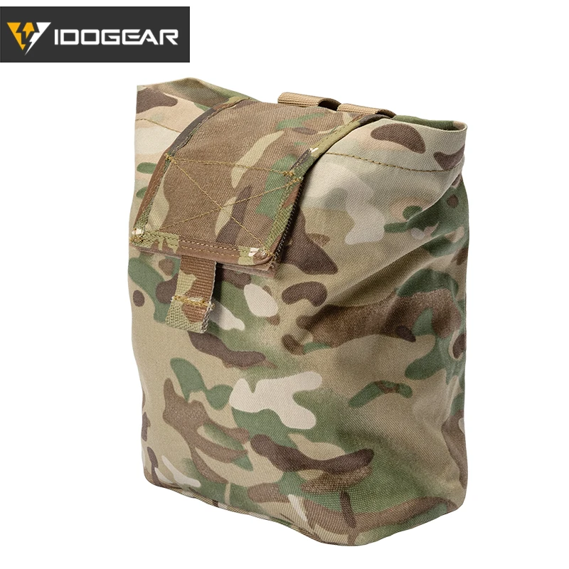 

IDOGEAR Folding Drop Pouch Tactical Molle Magazine Dump Pouch Recycling Bag Hunting Airsoft Bags 3551