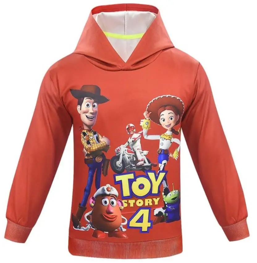Одежда для мальчиков и девочек 4 Forky Alien Woody толстовки с капюшоном детская футболка детские футболки пуловеры с рисунком аниме топы - Цвет: style 10