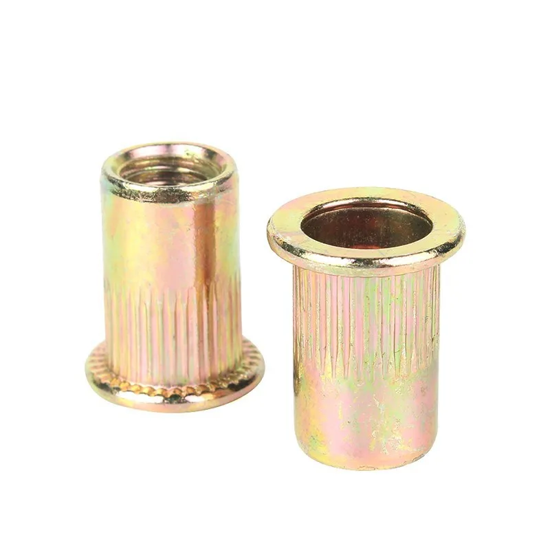 Rivets and Fasteners Rivets and Screws M3 M4 M5 M6 M8 M10 M12 Carbon Steel with Zinc Plate Flat Head Threaded Rivet Insert Insert Cap Rivnut Rivet Nut