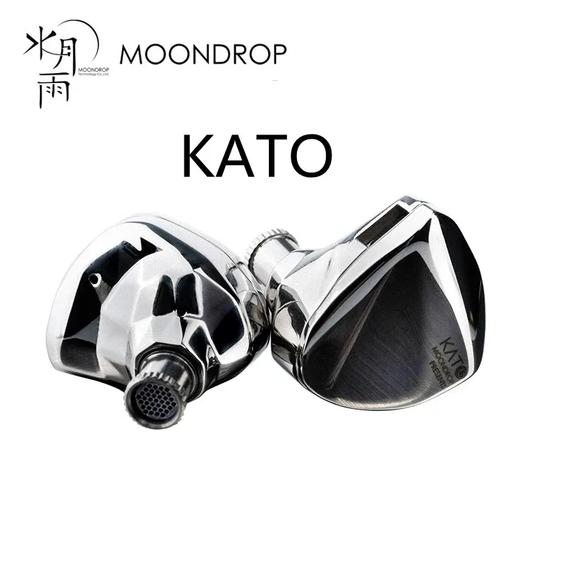 

MoonDrop KATO Динамический Hifi музыкальный монопод, регулируемая звуковая насадка, съемный стандартный кабель 0,78 2Pin