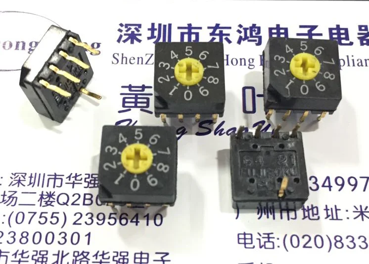 3 шт. 0-9/10 поворотного энкодера 8421C bit DIP switch DRS3010 | Обустройство дома