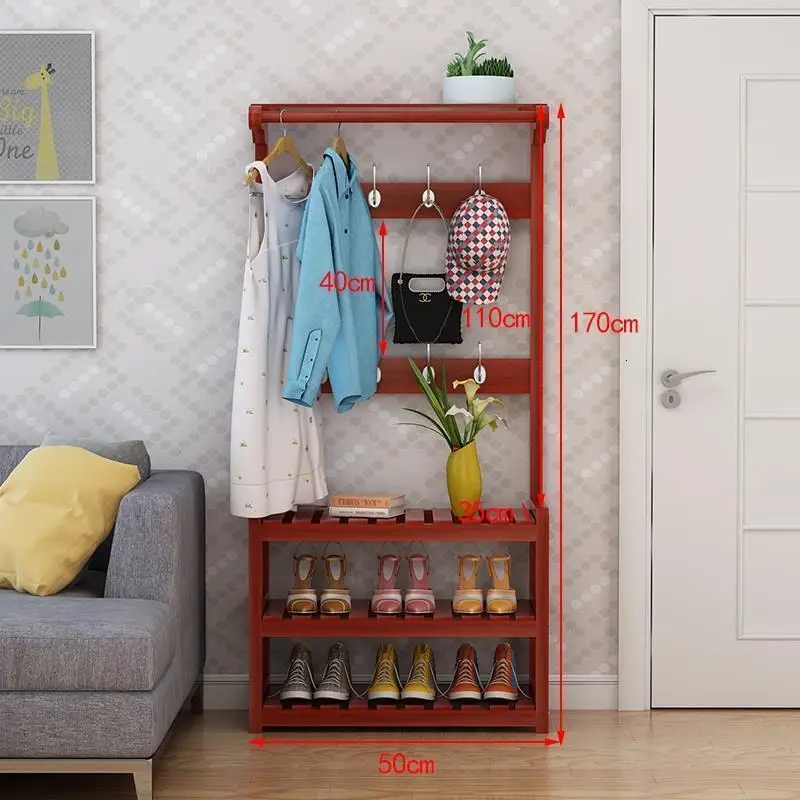 MODEL H Decoratif Pared Percha Colgadores Portmanto Ropa Винтаж деревянный Cintre Wieszak Cabide Perchero De Pie пальто стойка для одежды - Color: MODEL H