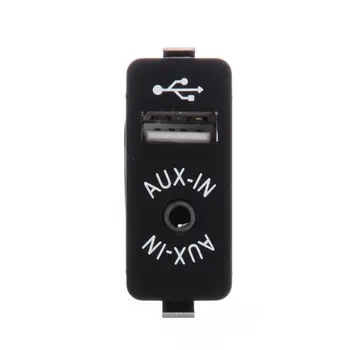 

AUX USB Car Socket Switch audio + Cable For BMW E60 E61 E63 E64 E87 E90 E70 F25
