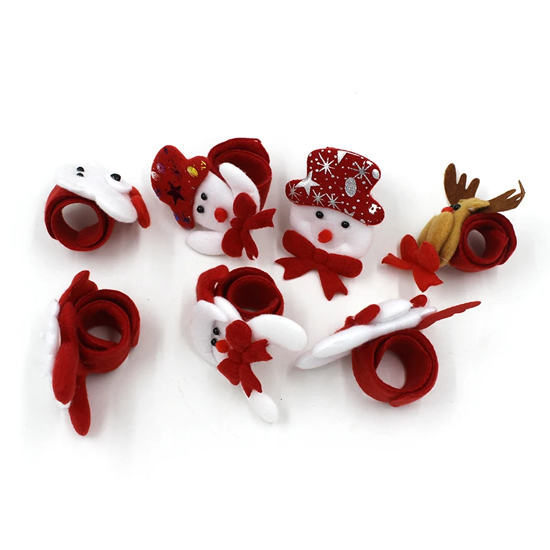 XCONNYX 1 шт. рождественские украшения Рождественский похлопывающий круг Рождественский подарок детям Санта-Клаус Снеговик Олень новогодние вечерние игрушки