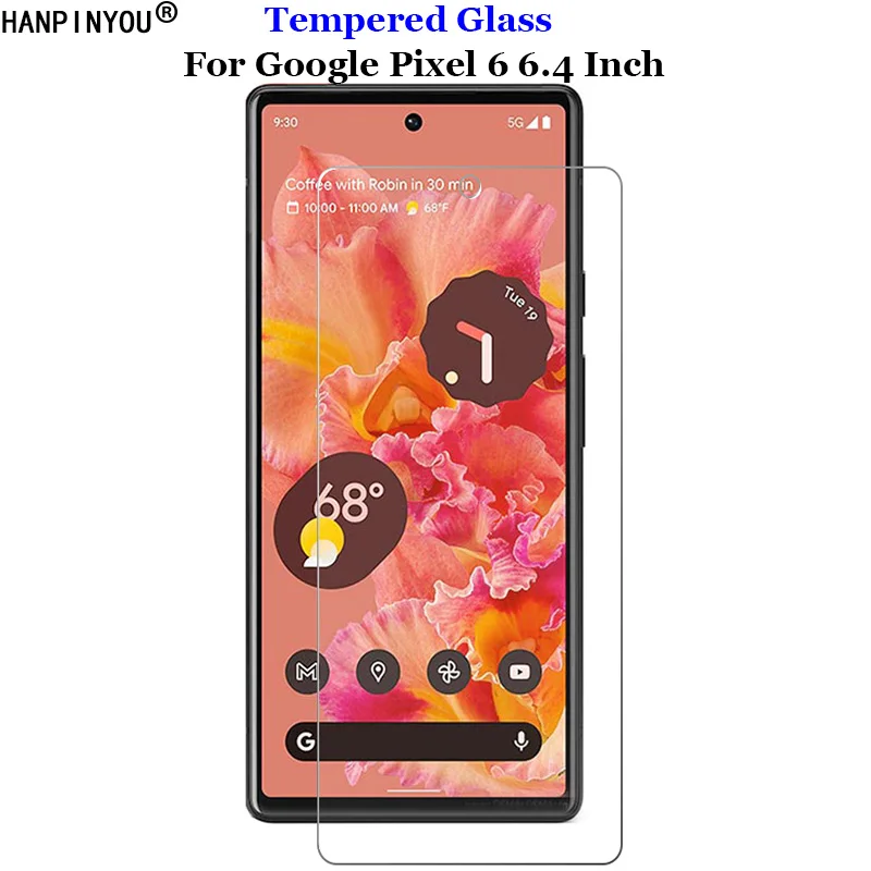 Для Google Pixel 6 Pixel6 4 &quotпрозрачное закаленное стекло 9H 2.5D Премиум Защитная пленка