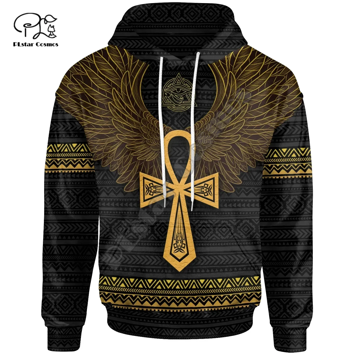 

PLstar Cosmos Africa Country Mysterious Ancient Egypt Anubis Tattoo Retro Tracksuit 3DPrint Men/Women Harajuku Funny Hoodies D11