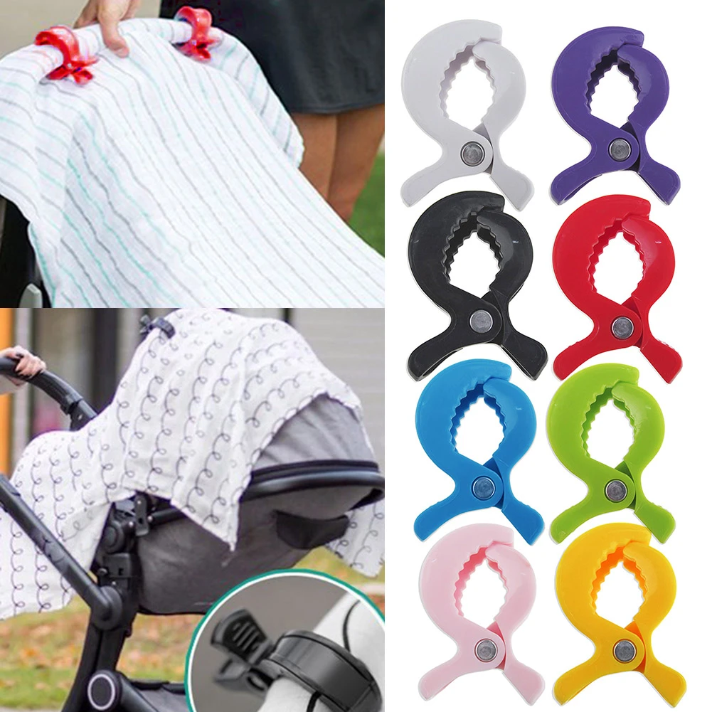 stroller accessories for baby boy	 2pc Baby Colorful Car Seat Accessories Plastic Pushchair Clip Pram Stroller Peg To Hook Cover Blanket Mosquito Net Clips Strolle baby stroller accessories bag