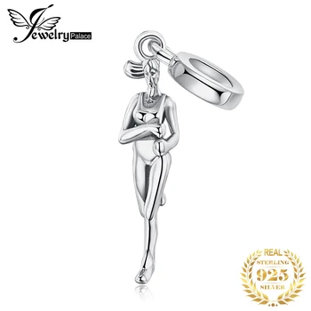 

JewelryPalace Runner 925 Sterling Silver Beads Charms Silver 925 Original For Bracelet Silver 925 original Beads Jewelry Making