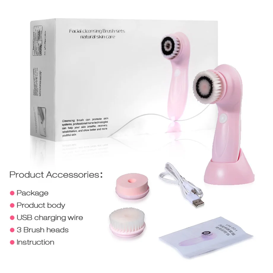 facial cleansing brush sets natural skin care