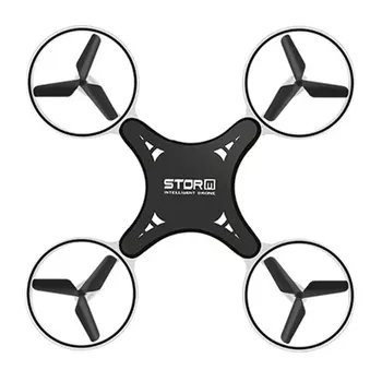 

Four-Axis Drone Lighting Smart Watch Remote Sensing Gesture Aircraft Quadcopter 360 Degrees With Led Light Black