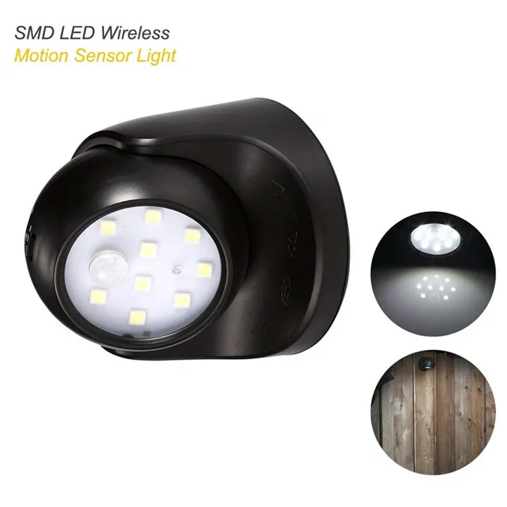 9 LED 360 Degree Motion Sensor Night Light 5