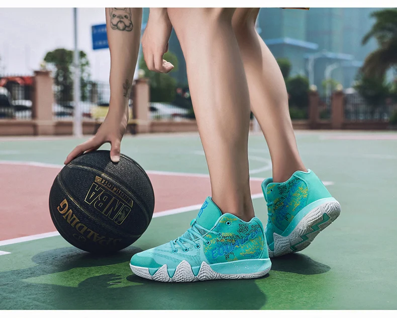 Uptempo мужские баскетбольные кроссовки 9 Boots Kyrie 4 спортивные кроссовки для мальчиков мужская обувь ретро женские баскетбольные кроссовки