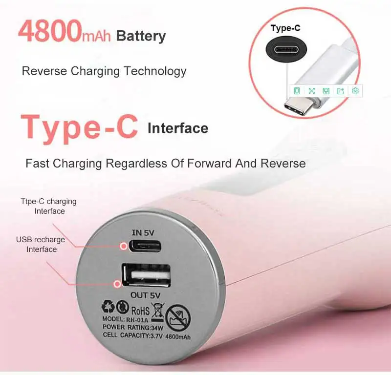 Беспроводной автоматический бигуди Волшебные ЖК экран керамический нагрев анти