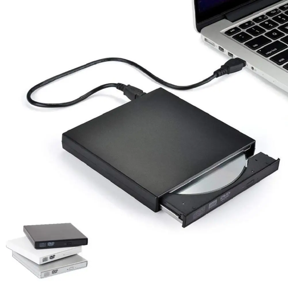 

Optical Drives Automatic Inhalation USB 2.0 External Drive B urner Combo DVD ROM Optical Drive VCD Rewriter Reader Player