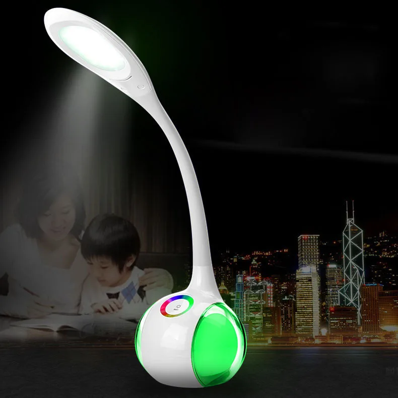 Led Desk Table Lamp Night light Eye Protection Modern Creative color change Reading Light Baby Children Bedroom Study Office