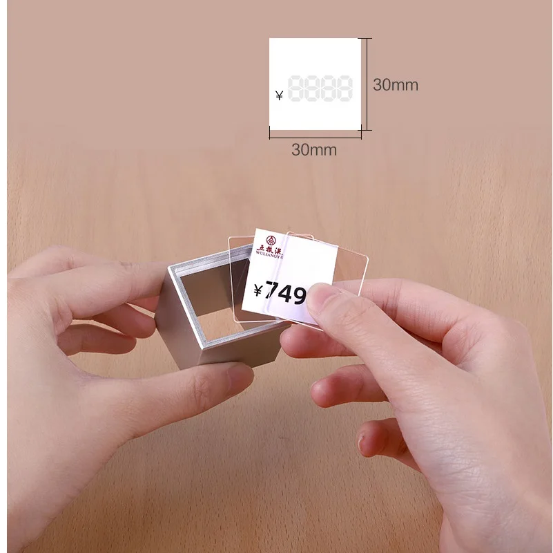 Mini_Price_Sign_Stand_and_Cleaning_Cloth_As_Table_Place_Card_Price_Tags
