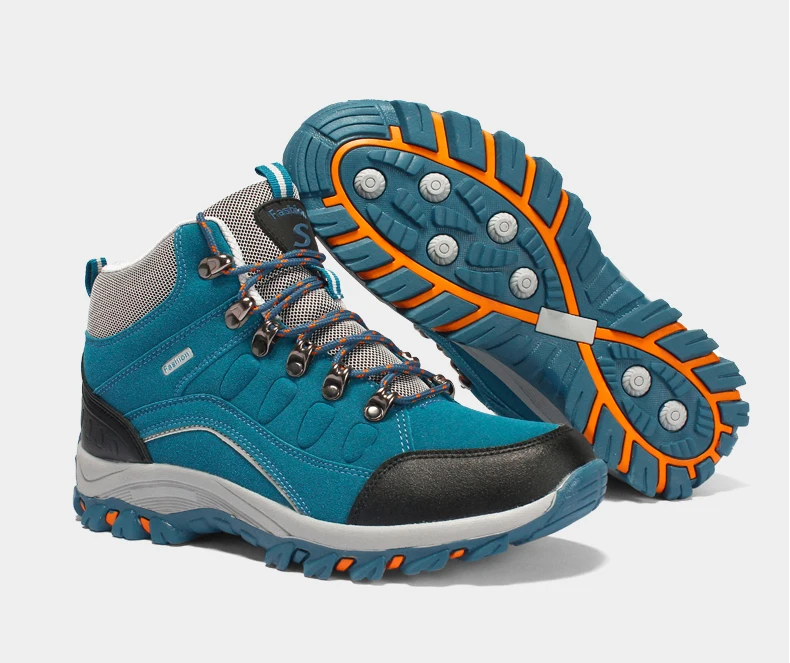 Женская и мужская походная обувь; большие размеры; дышащая водонепроницаемая Спортивная обувь; нескользящие Трекинговые кроссовки; Мужская обувь для альпинизма