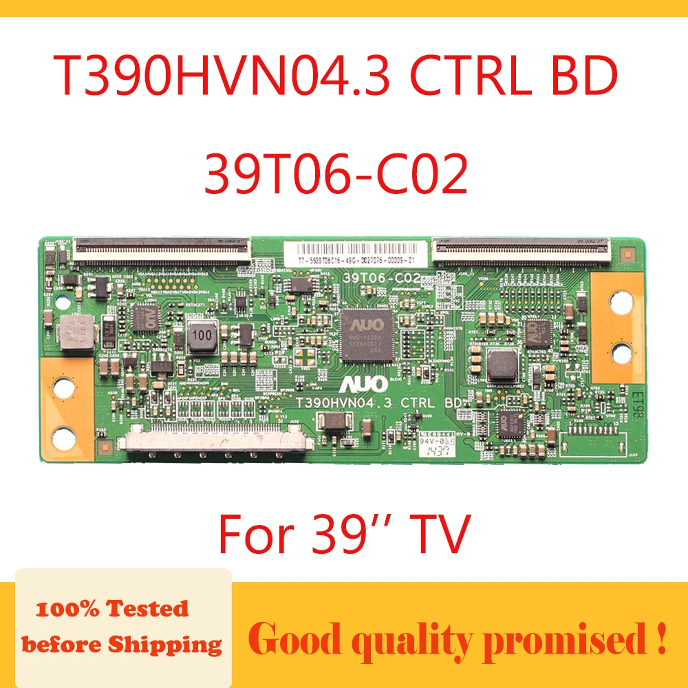 Tcon плата T390HVN04.3 CTRL BD 39T06-C02 39 ''ТВ Логическая для 39-дюймового телевизора
