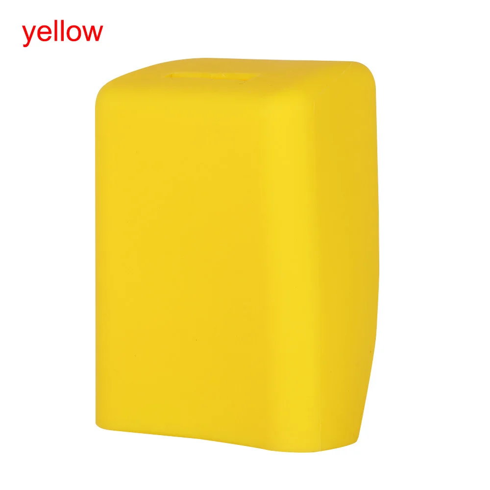 Красочный силиконовый универсальный автомобильный ремень безопасности пряжка защитный чехол против царапин пылезащитный чехол автомобильные аксессуары для интерьера - Название цвета: Yellow