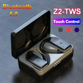 

Wireless Bluetooth Headset Ear-hook Headphones Sports portable waterproof mini earbuds Bluetooth 5.0 Z2-TWS