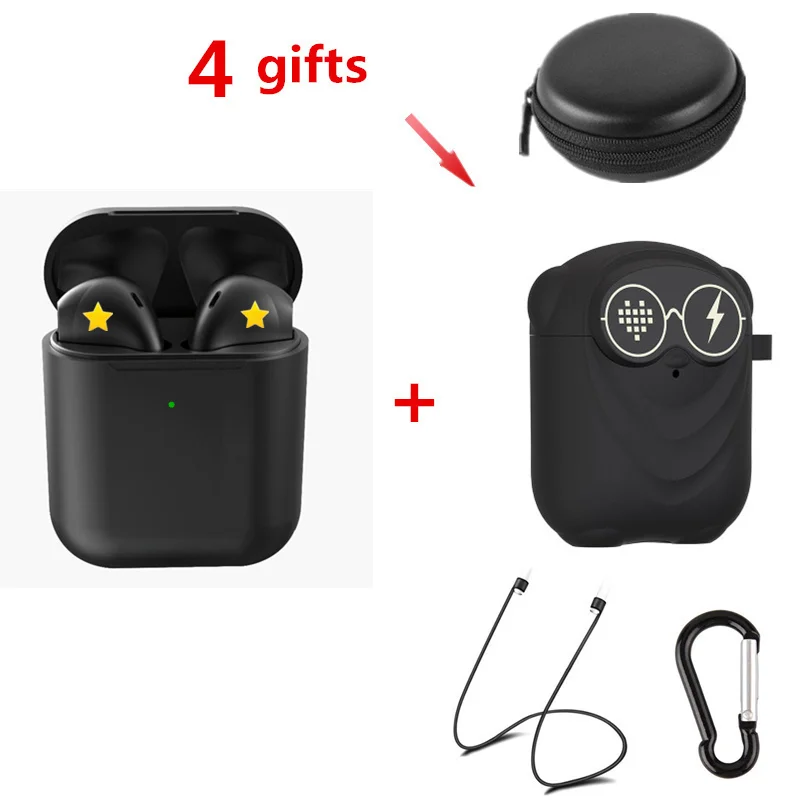 I9000 PRO TWS Super Bass Aire 2 gps Rename матовый черный Bluetooth наушники вкладыши Спортивная гарнитура поддержка ios13 1536U чип - Цвет: 7