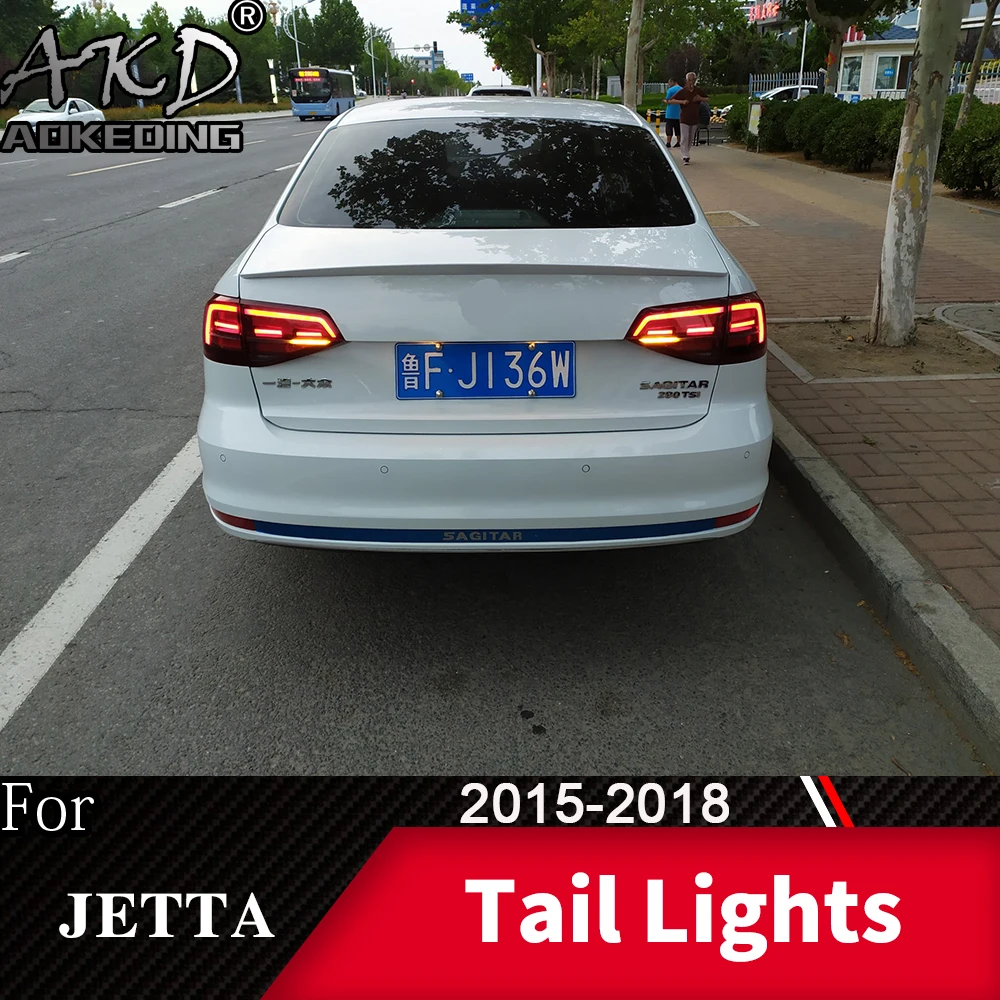 Задний фонарь для автомобиля VW Jetta- Jetta Mk6 светодиодный задний фонарь Противотуманные фары Дневные ходовые огни DRL тюнинг автомобильные аксессуары