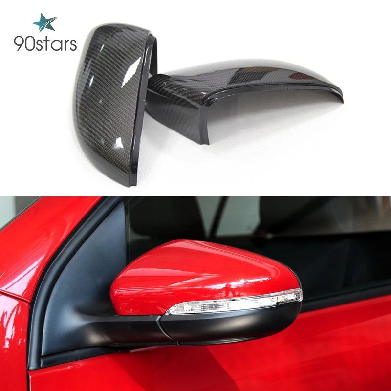 #Special Offers For Volkswagen VW Golf 6 GTI R20 MK6 2008 - 2012 Without Lane Assit Real Carbon Fiber Wing Mirror Cover Caps Replacement type