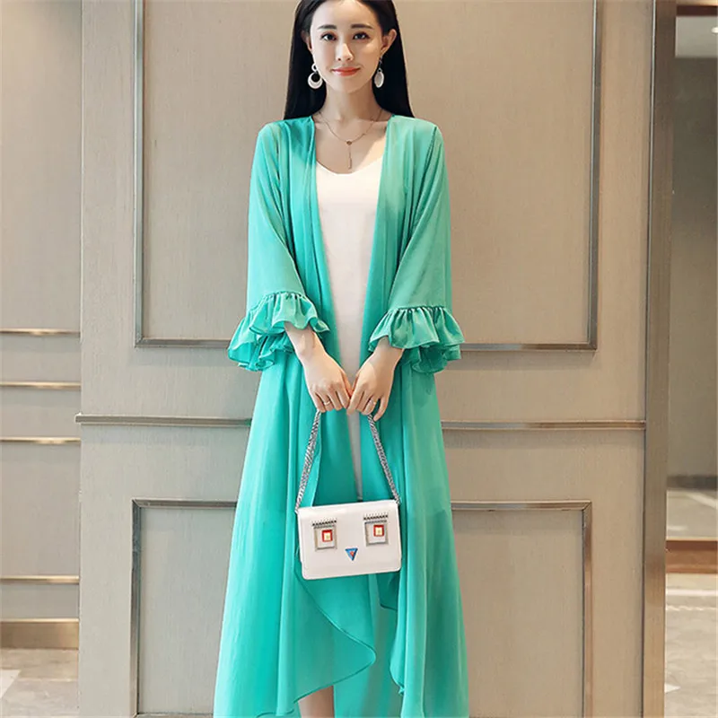

2022 New Windbreaker Female Spring Loose 3XL Fashion Thin Trench Coat Summer Sun Protection Clothing Long Coat Outerwear