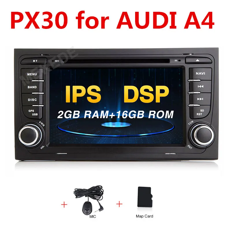16G A4 MEKEDE DSP ips Android 9,0 автомобильный мультимедийный плеер для Audi A3 S3 A4 S4 Exeo B7 dvd-плеер gps навигация Радио стерео BT Рулевое управление - Цвет: 16G A4