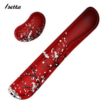 

Keyboard Wrist Rest Pad Mouse Wrist Rest Pad Ergonomic Memory Foam Comfort Mouse Pad Set