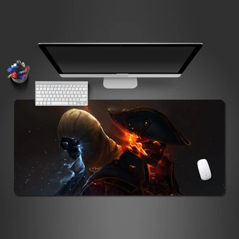

Super power Overpower Mouse Pad Computer Game Accessories High Quality Rubber Big Play Pad HD Printing Personality Dark Mat