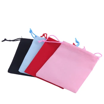 

20pcs Gift Bag Jewelry Display Mix Color 5x7cm Velvet Bag/jewelry Bag/organza Pouch 5 Colors