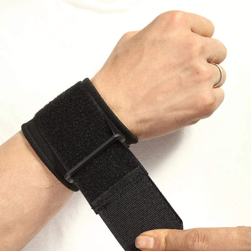 ปรับสายรัดข้อมือสนับสนุน Bracers สำหรับกีฬาสายรัดข้อมือ Carpal Protector Breathable Wrap สายคล้องคอความปลอดภัย8