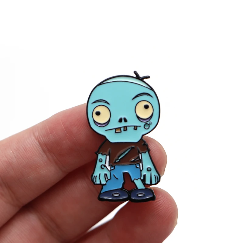 Enamel Pin Horror Zombie Brooches The Walking Dead for Boys Lapel Pin Hat/bag Pins Denim Jacket Shirt Women Brooch Badge D51
