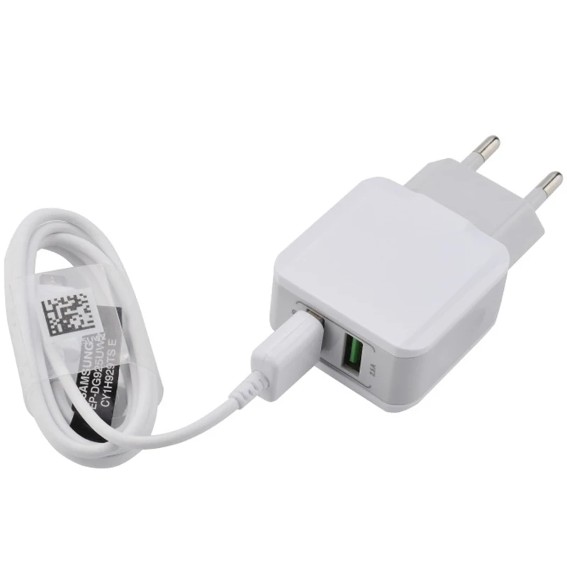 50 шт. двойное USB зарядное устройство для iPhone Быстрая зарядка USB вилка турбо настенное зарядное устройство для samsung Xiao mi мобильный телефон mi зарядное устройство адаптер