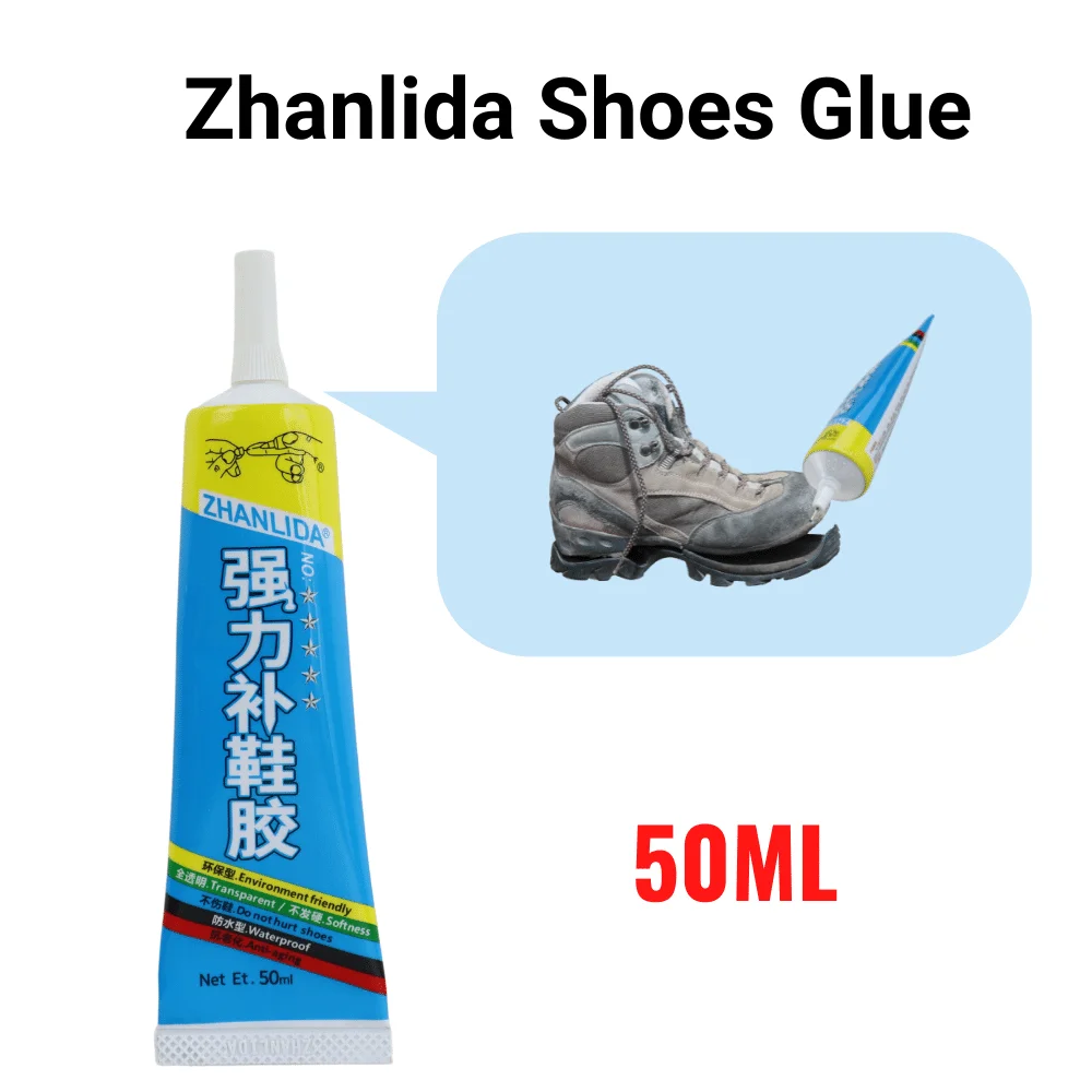 Zhanlida 50ml Shoes Glue Waterproof Universal Strong Leather Adhesive